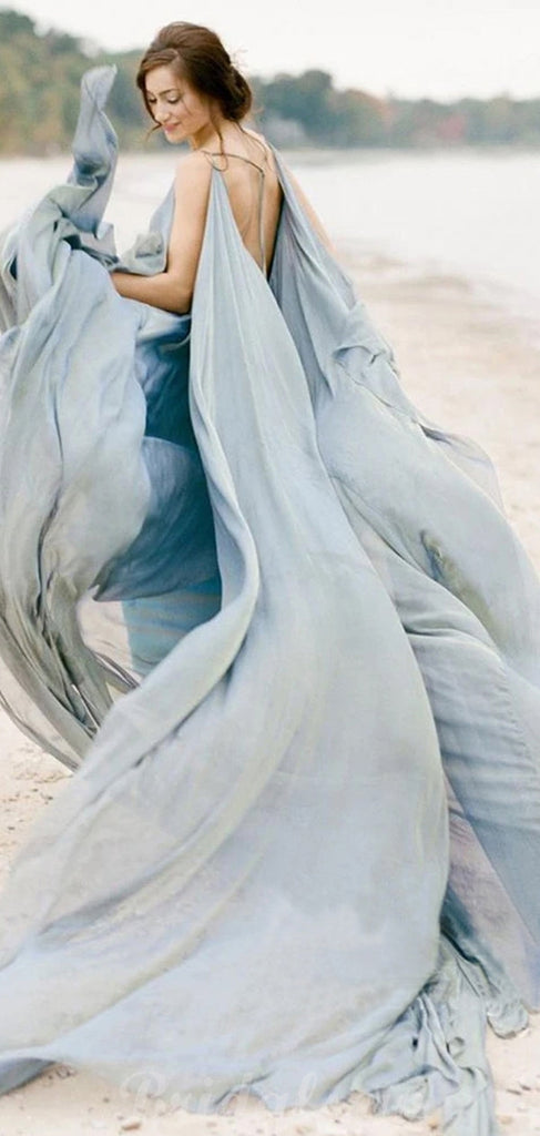 Popular Chiffon Wedding Dresses Beach Wedding Dresses, Long Prom Dress bridalsew Popular Chiffon Wedding Dresses Beach Wedding Dresses, Long Prom Dress bridalsew