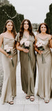 Popular Simple Cheap Mismatched Elegant Long Formal Bridesmaid Dresses BD171