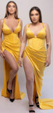 Red Blue Yellow Satin Unique Custom Elegant Long Beach Formal Bridesmaid Dresses BD232