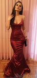 Red Most Popular Mermaid Modest Party Long Prom Dresses, Evening Dress PD450