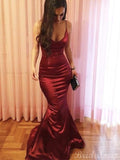 Red Most Popular Mermaid Modest Party Long Prom Dresses, Evening Dress PD450