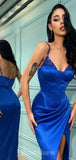 Royal Blue Stylish Unique Mermaid Elegant Long Party Evening Prom Dresses, PD1253