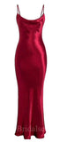 Royal blue Unique Shiny Simple Straps Women Long Evening Party Prom Dresses PD568