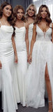 Simple New Modest Popular Plus Size Elegant Long Formal Bridesmaid Dresses BD226