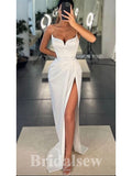 Simple New Spaghetti Straps Elegant Mermaid Formal Long Evening Prom Dresses PD1041