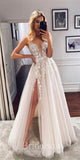 Spaghetti Straps A-line Classic Country Fairy Lace Beach Vintage Long Wedding Dresses WD294