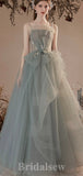 Spaghetti Straps A-line Modest Fairy New Long Women Evening Prom Dresses PD845