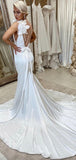 Spaghetti Straps Mermaid Vintage Dream Beach Long Wedding Dresses WD210