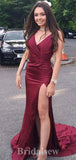 Spaghetti Straps Satin Fashion Elegant Mermaid Formal Long Evening Prom Dresses PD1050