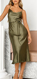 Spaghetti Straps Simple Elegant Short Formal Bridesmaid Dresses BD130