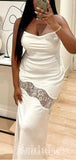Spaghetti Straps Simple Sexy Unique Modest Stylish Long Women Evening Prom Dresses PD754
