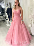 Sparkly Glitter Spaghetti Straps Modest New Party Long Women Evening Prom Dresses PD893