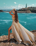 Sparkly Sequin A-line Gorgeous New Best Stylish Long Women Evening Prom Dresses PD744