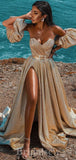 Sparkly Sequin A-line Gorgeous New Best Stylish Long Women Evening Prom Dresses PD744