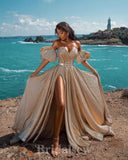 Sparkly Sequin A-line Gorgeous New Best Stylish Long Women Evening Prom Dresses PD744