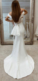 Unique Design Dream V-Neck Vintage Garden Beach Long Wedding Dresses WD244