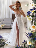 Unique Elegant Princess Charming Garden Vintage Dream Beach Long Wedding Dresses WD228