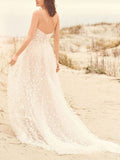 Unique New A-line Strapless Fairy Long Wedding Dresses, Bridal Gown WD165